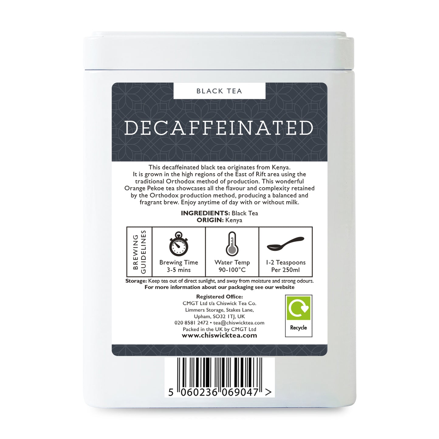 Decaffeinated Tea