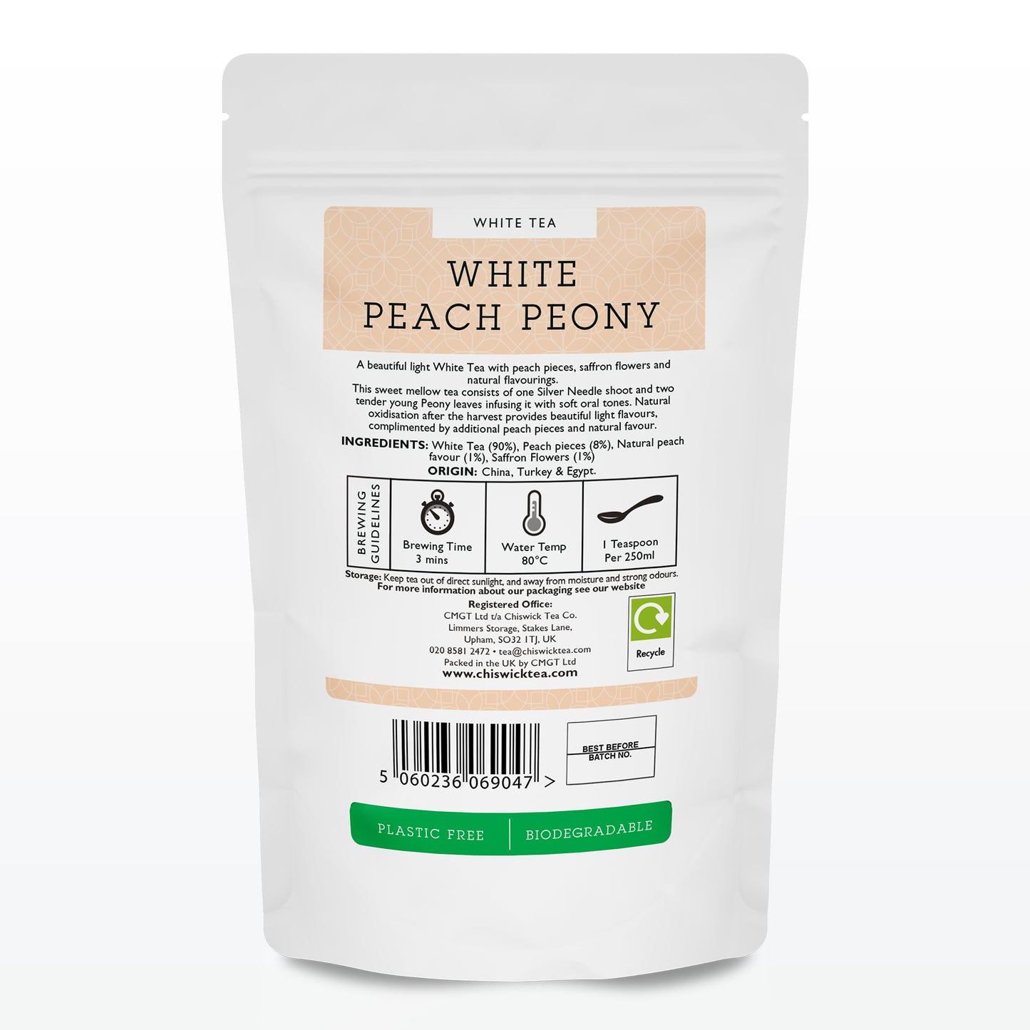 White Peach Peony